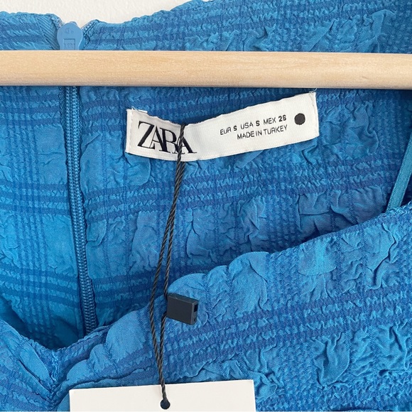 NWT Zara Textured Blue Midi
Anne Dress Stretch Fitted Long
Sleeve size S - Picture 14 of 16